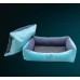 Лежанка прямокутна "Sea wave" XXL 140х90х25см